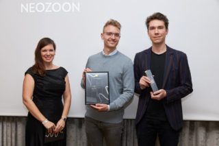Kilian Klepper und Lukas Heintschel von Neozoon, Preisträger  in der Kategorie Start-up. Foto: Maik Kern